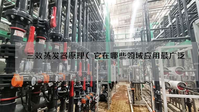 三效蒸发器原理(它在哪些领域应用最广泛) 三效蒸发器原理(它在哪些领域应用最广泛)
